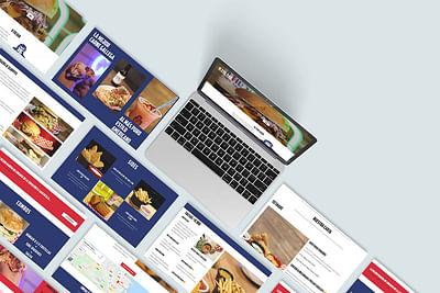 Diseño web para restaurante - Diseño Gráfico