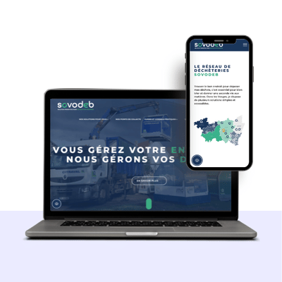 Site vitrine pour Sovodeb - Webseitengestaltung