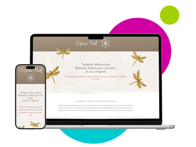 Creación sitio web para Espai Puk - Creación de Sitios Web