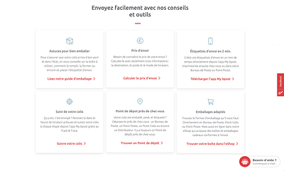 Writing and translating content for bpost.be - Rédaction et traduction