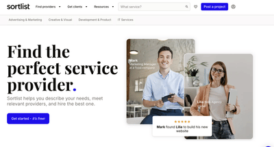Sortlist - Accompagnement SEO International de la Marketplace Sortlist - SEO