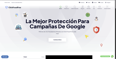 Diseño y desarrollo web para ClickFraudFree - SEO