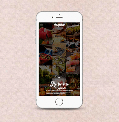 Website Development Amazónico Restaurante - Graphic Design
