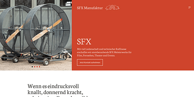 Neue Website für die SFX Manufaktur - SEO