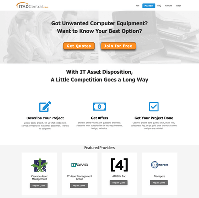 Multi vendor marketplace - Application web