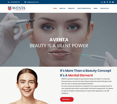 AVENTA Website - Référencement naturel