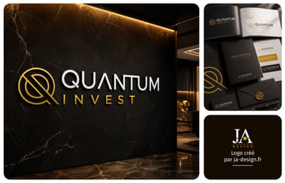 Création de logo et identité visuelle premium pour Quantum Invest - Ontwerp