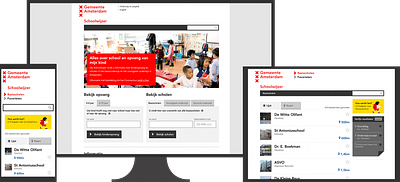 Gemeente Amsterdam: Schoolwijzer - Website Creation