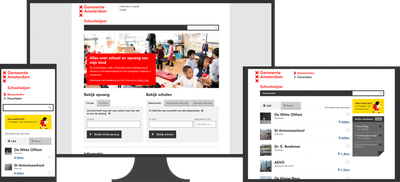 Gemeente Amsterdam: Schoolwijzer - Website Creatie