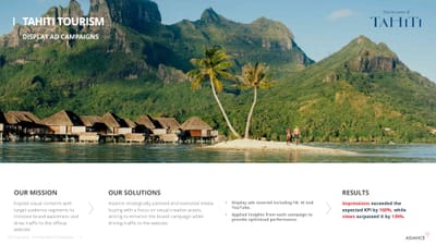 Tahiti Tourism - Werbung