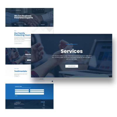 Branding and Website for JJS Insurance - Référencement naturel