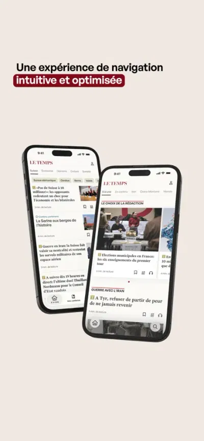 Le Temps - mobile app 2026 - Software Development