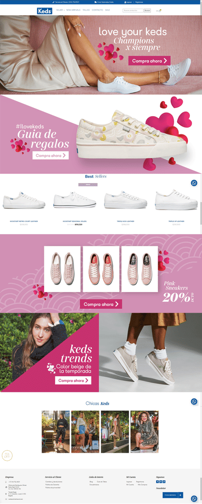 E-commerce Keds colombia - SEO