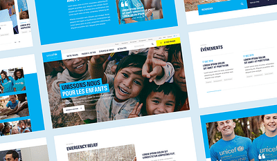 New Website for Unicef Belgique - Stratégie digitale