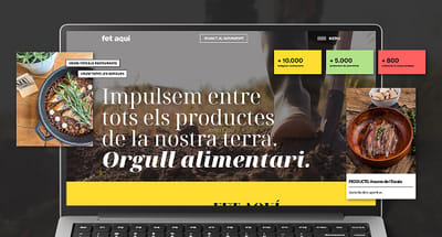 Prototipo web y desarrollo a medida para Fet Aquí - Creación de Sitios Web