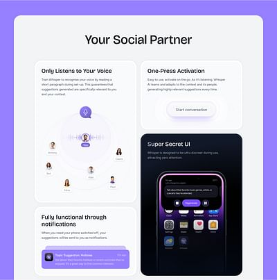 Whisper AI Website - Motion Design
