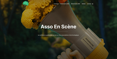Création site web - AssoEnScène - Website Creatie