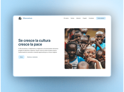 Charity Website — Sito web per una onlus in Africa - Website Creation