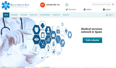 Doctor Home Visit - Creación de Sitios Web