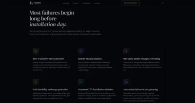 Kaysaj Alternative Energy - Website Creation