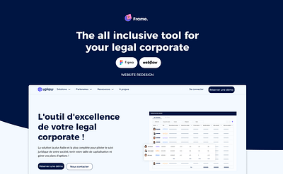 LegalTech - Website Redesign - Design & graphisme