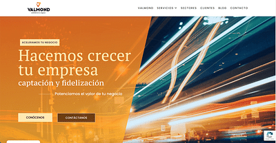 Diseño web para consultora de negocio - Création de site internet