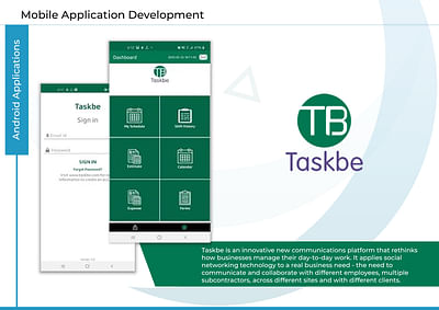 Taskbe Software Development - Software Ontwikkeling