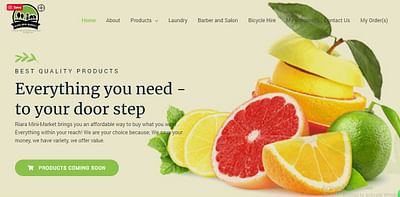 Web Design for riara mini market - Website Creation
