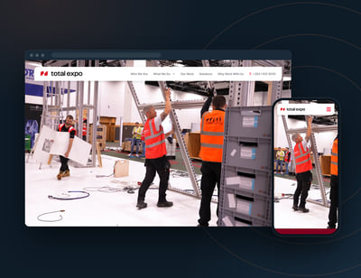 Total Expo website build - Website Creation