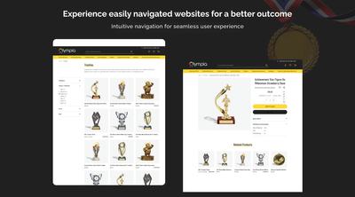 user-friendly trophy and giftware website - Magento 2 - SEO