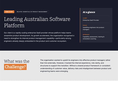 Turning Engineers Into High-Performing Product Managers - Gestión de Producto