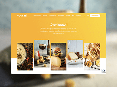 Kaas.nl - Webseitengestaltung