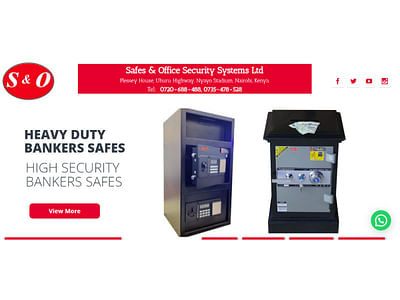 Safes And Office Security Ltd - Website Creatie
