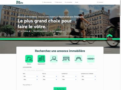 Etre Proprio — Plateforme web immobilier avec SEO local renforcé - Application web
