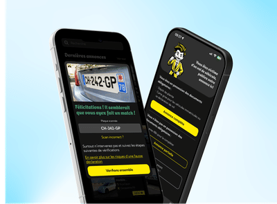 LAMP : application mobile localisation de véhicules volés - Application mobile