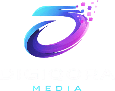 Digiqora Media portfolio website - Webseitengestaltung