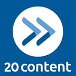 20 content logo