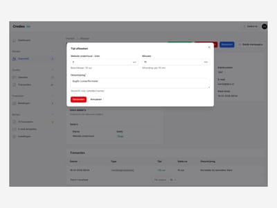 Credies: multi-tenant SaaS voor tegoeden en strippenkaarten - Software Development