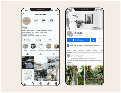 Social Media Management - Small boutique hotel - Social Media
