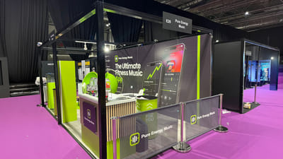 Pure Energy Music Exhibition Stand - Evénementiel