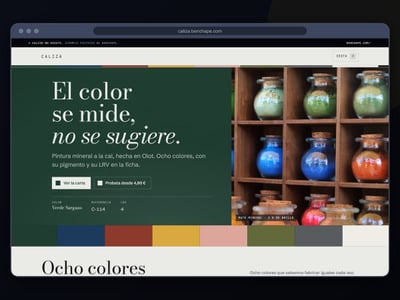 Caliza — Interactive Ecommerce Store (Concept) - E-commerce