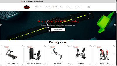 Fitness Technology - Webseitengestaltung