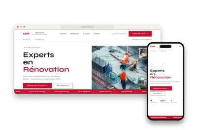 Entreprise de Rénovation — site vitrine - Creación de Sitios Web