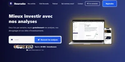 Bourseko - Website Creation