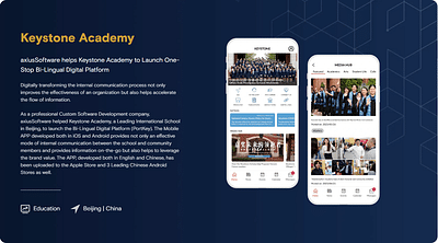 Keystone Academy - One-Stop Communication APP - Mobile App
