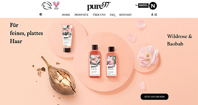 PURE97 Website - Webseitengestaltung
