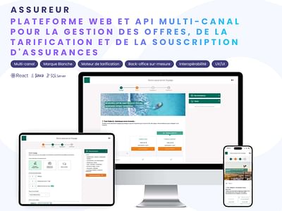Coreoz | Plateforme web souscription d'assurance - Application web