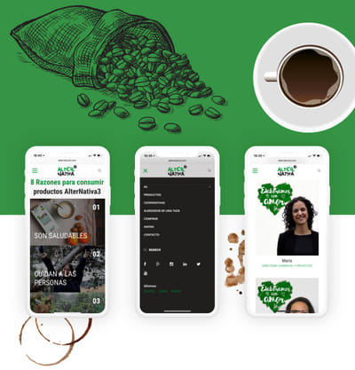 Productos ecológicos - fair trade: Alternativa3 - Stratégie digitale
