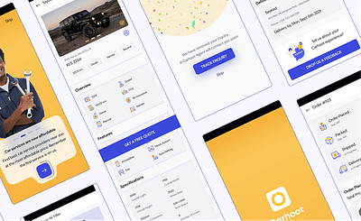 Brand identity and UI/UX design for Carhoot - Branding & Positioning