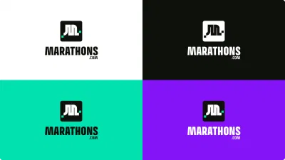 Marathons - Création d'identité et de site web - Image de marque & branding
